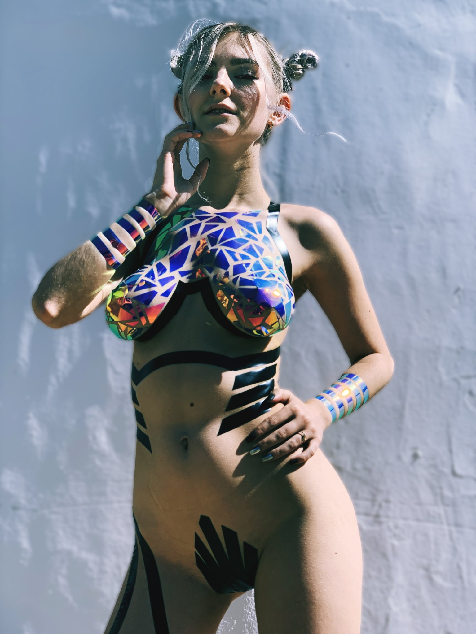Black tape project swimwear bikini