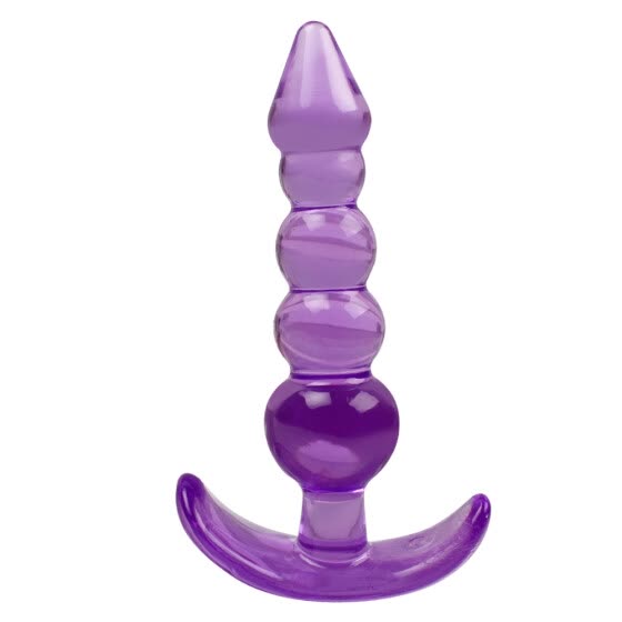 Stetching gaping wtunnel plug anal beads