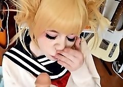 Toga Himiko Cosplay Music Video OmankoVivi Pacify Her DDLG Uncensored.