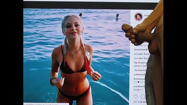 Stroking cumming jordyn jones