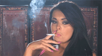 Solo cigar smoking babe amazing