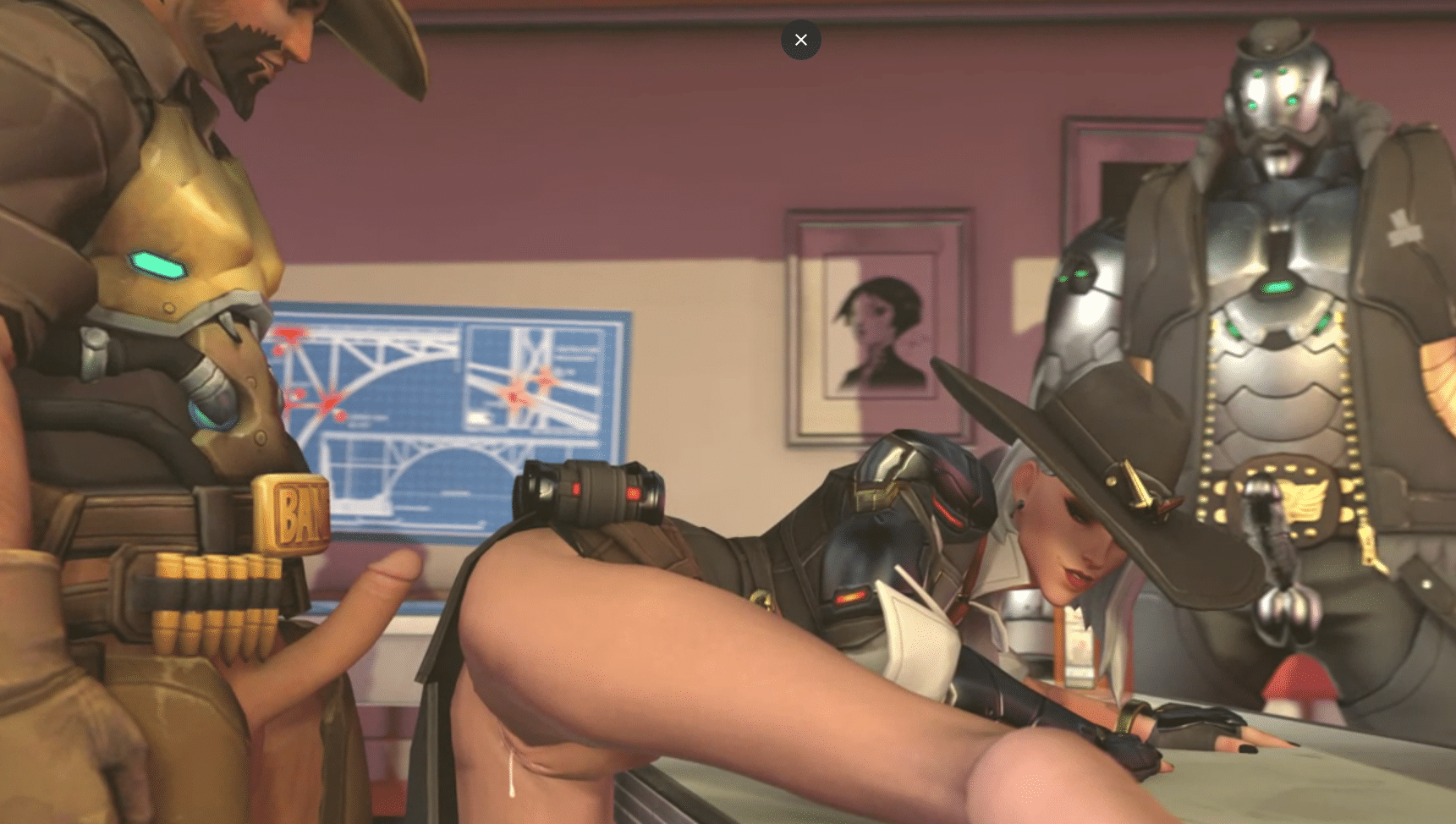 best of Mccree fucked gets pharah creampied