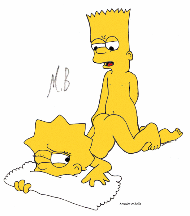 Bart simpson threesome cartoon