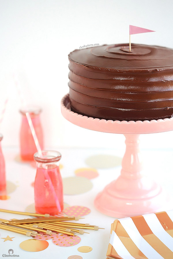 Chocolate covered white frosting