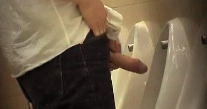 Commander recommend best of urinal drunk guys nightclub shows cock massive