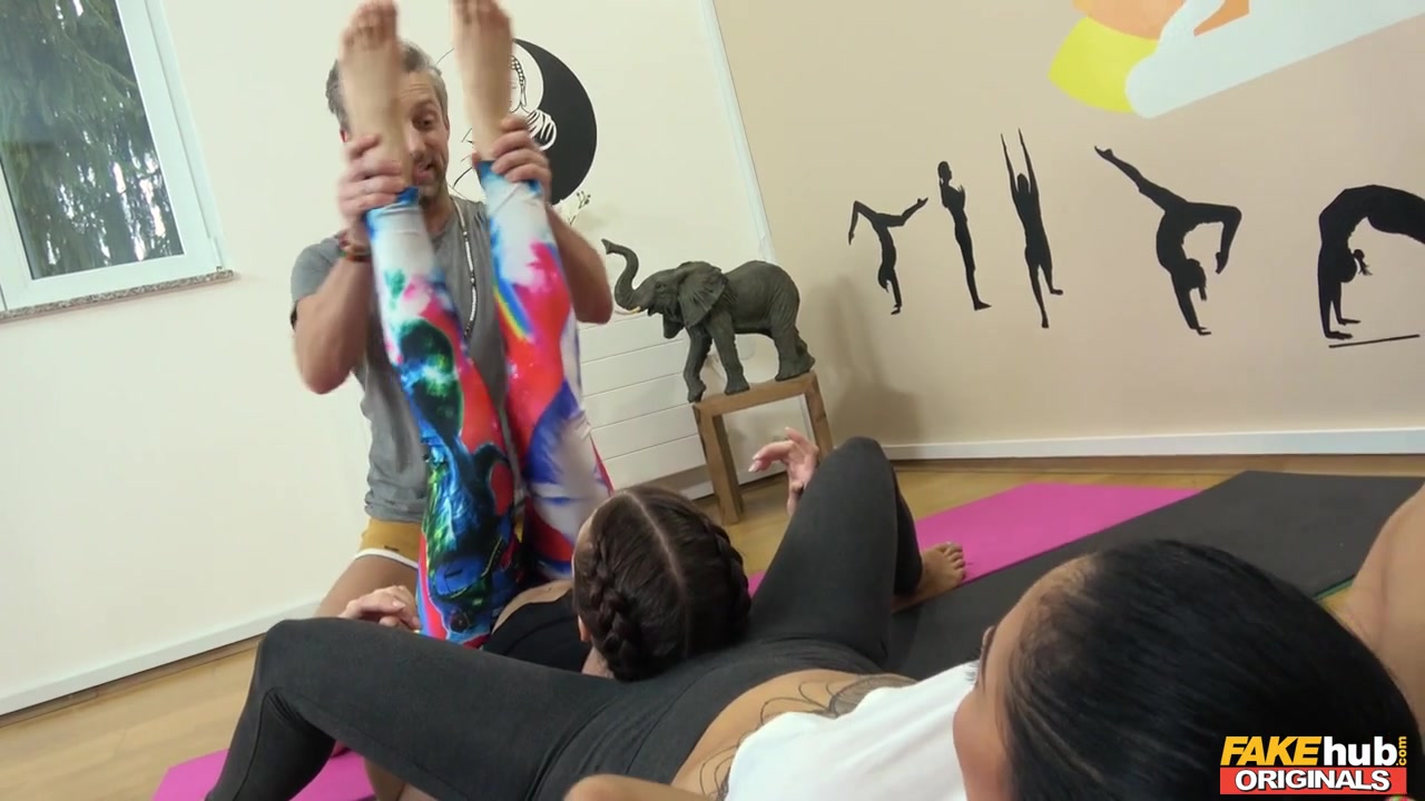 Fakehub dirty yoga teacher threesome