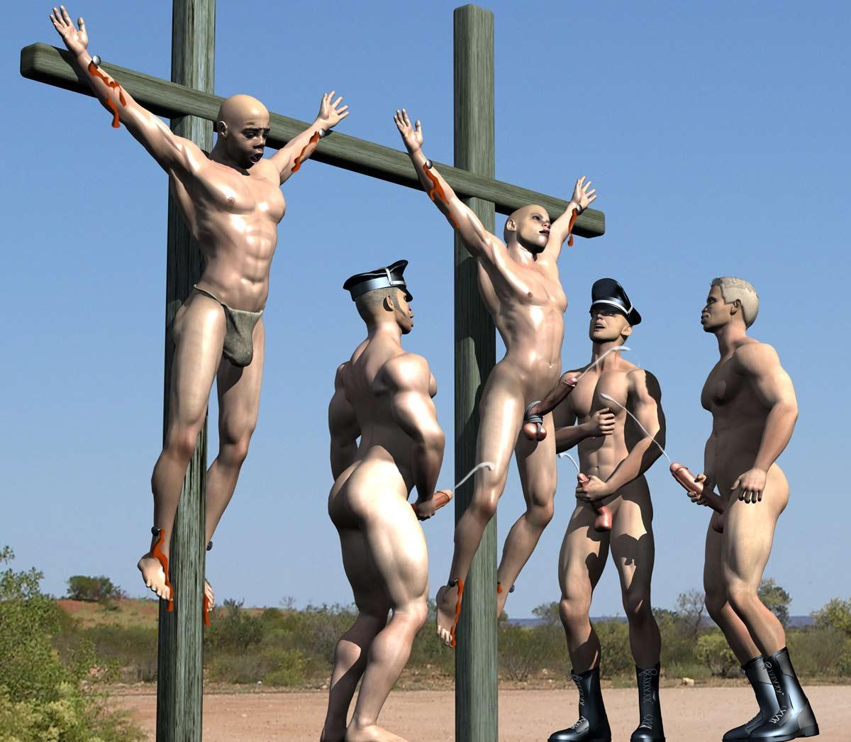 Erotic crucified males blog