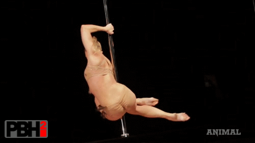 Sexy Naked Pole Dance