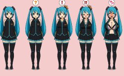 X recomended miku breast inflation