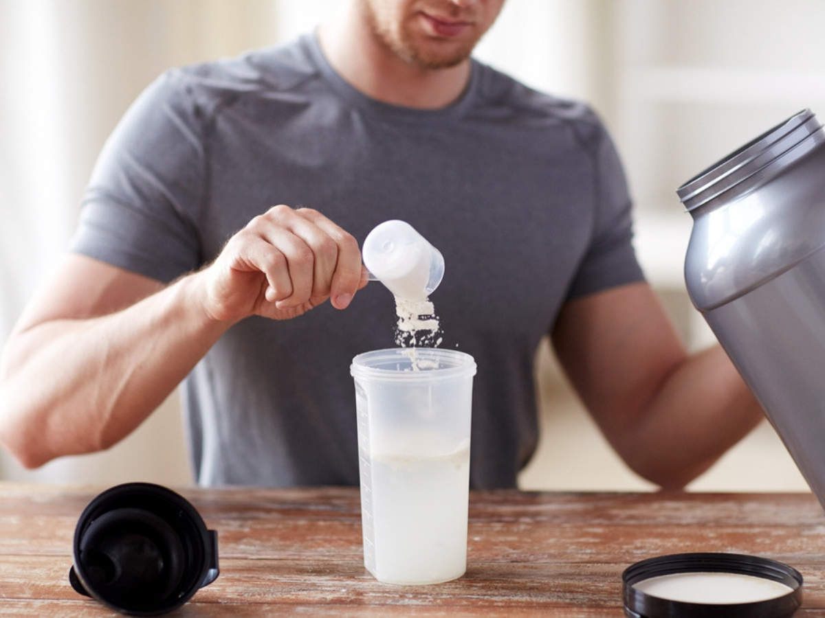 Post workout protein shake