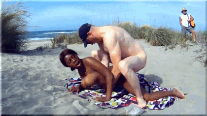 Sexy beach porn gif