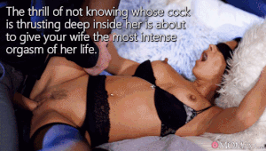 Flurry recomended slutty blindfolded hotwife cucks hubby with